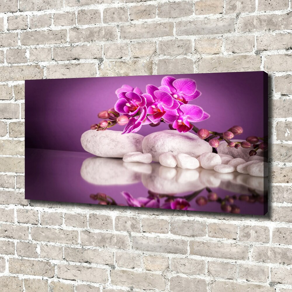 Tableau photo sur toile Orchidée rose