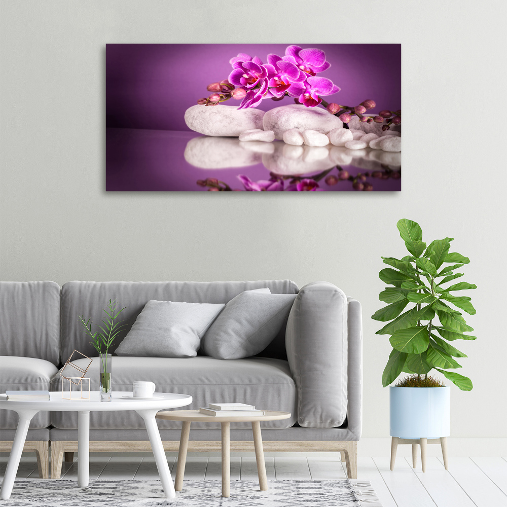 Tableau photo sur toile Orchidée rose