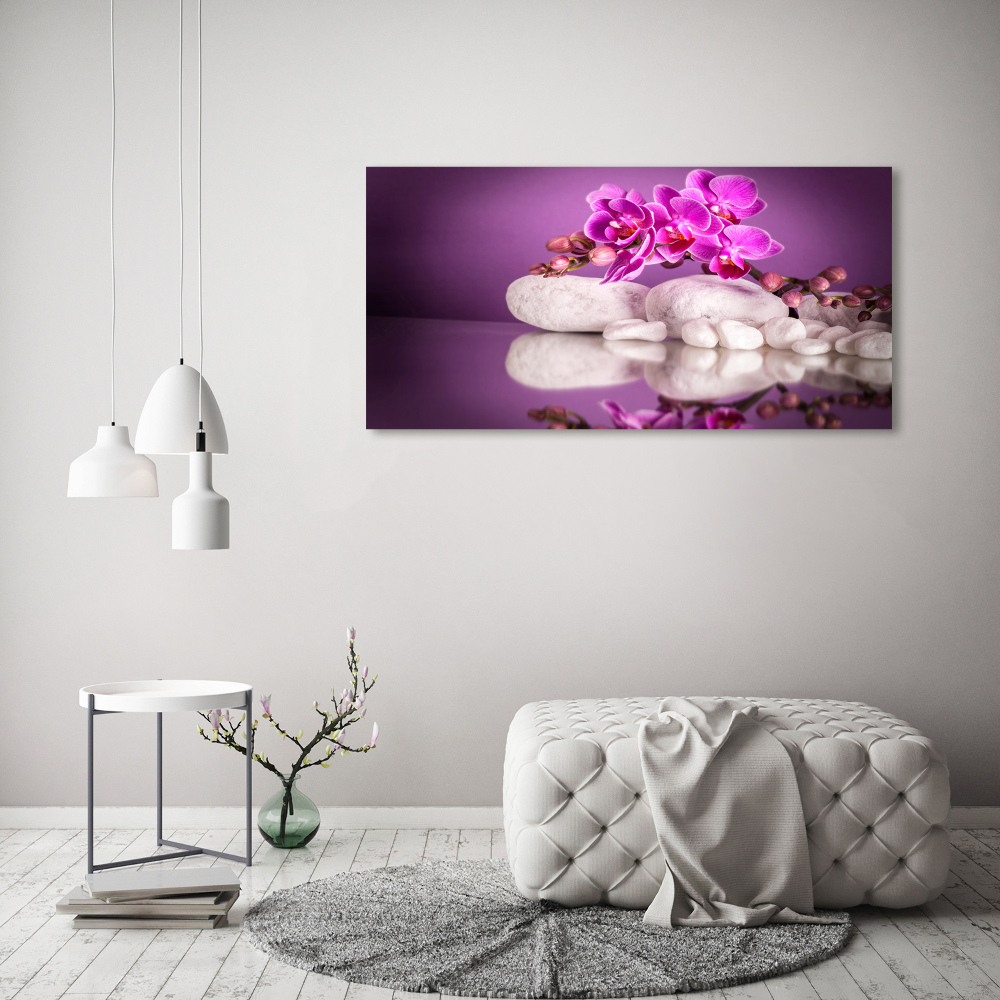 Tableau photo sur toile Orchidée rose