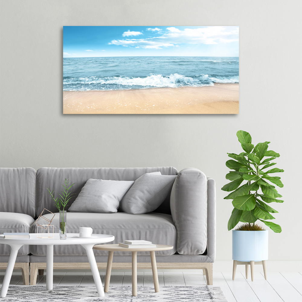 Tableau toile imprimée Plage