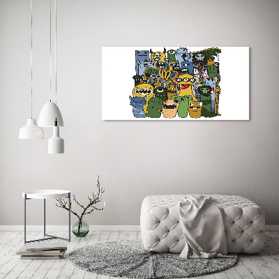 Tableau photo sur toile Monstres fous