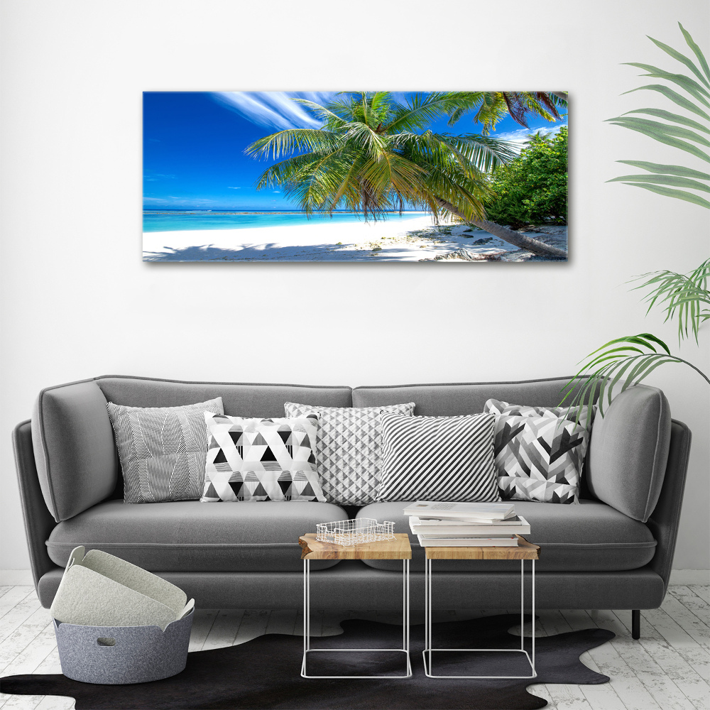 Tableau toile imprimée Plage exotique