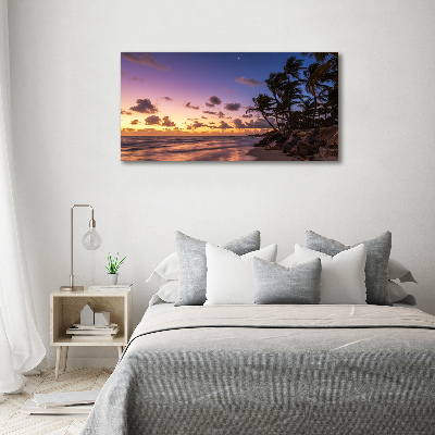 Tableau sur toile Ouest sur la plage