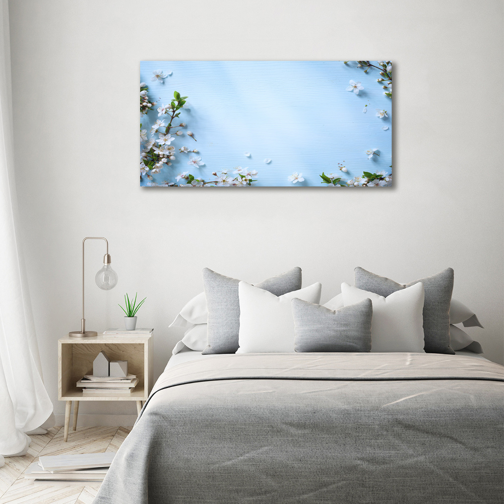 Tableau mural sur toile Fond de fleurs de cerisier