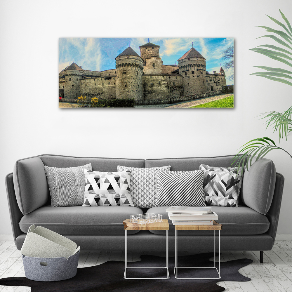 Tableau photo sur toile Château en Suisse