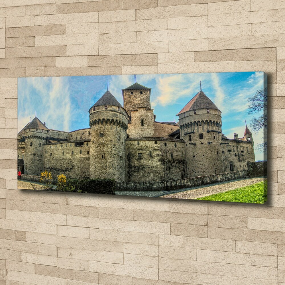 Tableau photo sur toile Château en Suisse