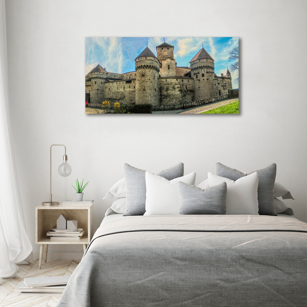 Tableau photo sur toile Château en Suisse