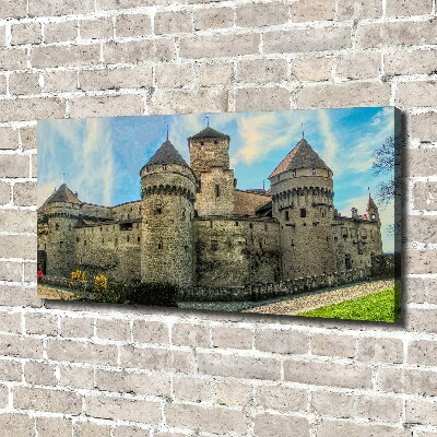 Tableau photo sur toile Château en Suisse