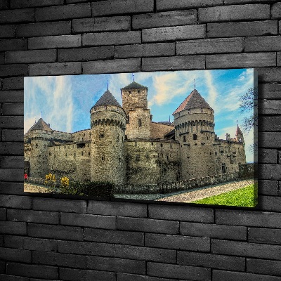 Tableau photo sur toile Château en Suisse