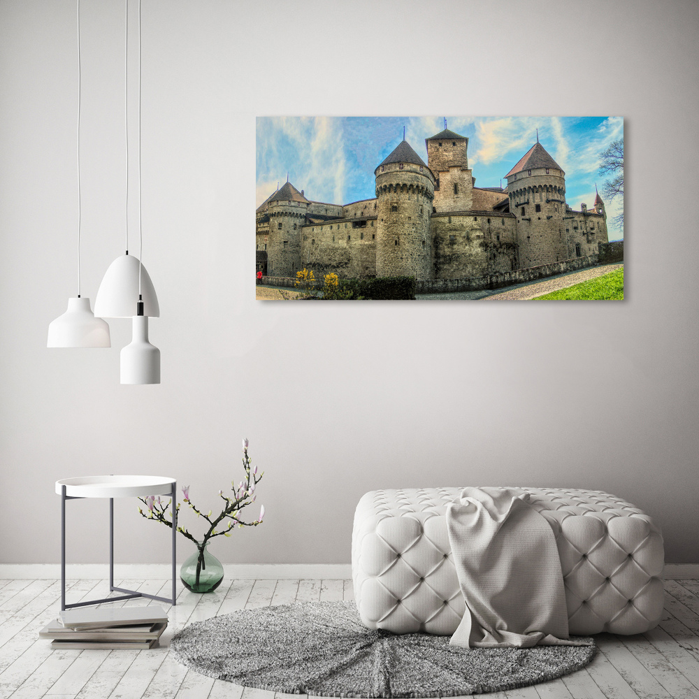 Tableau photo sur toile Château en Suisse