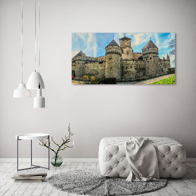 Tableau photo sur toile Château en Suisse