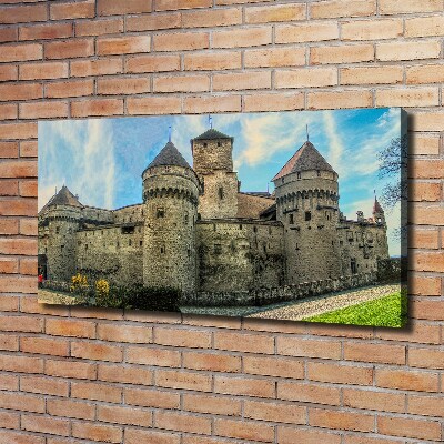 Tableau photo sur toile Château en Suisse