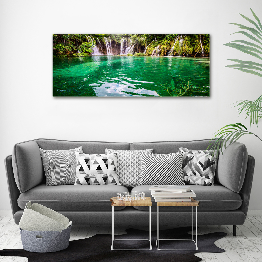 Tableau toile imprimée Lac Plitvice