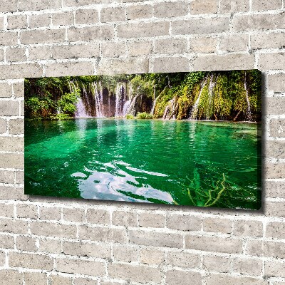 Tableau toile imprimée Lac Plitvice