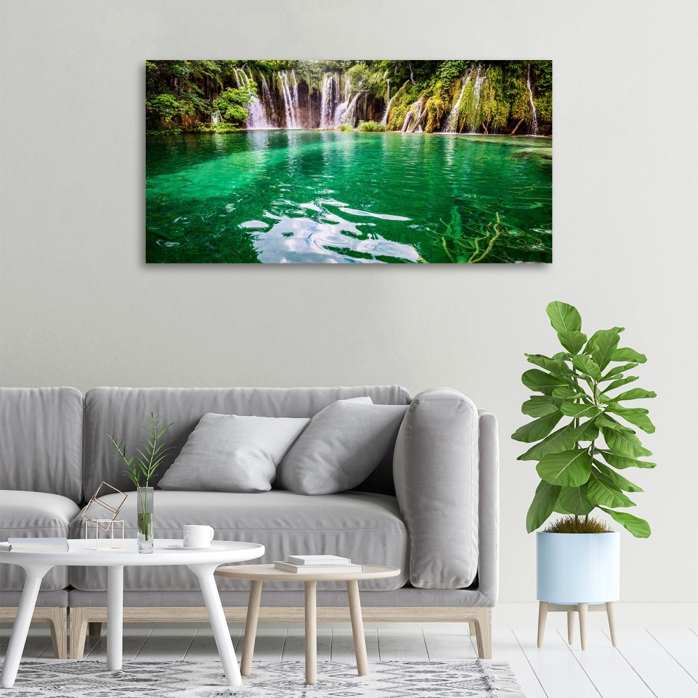 Tableau toile imprimée Lac Plitvice