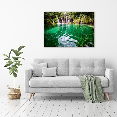 Tableau toile imprimée Lac Plitvice