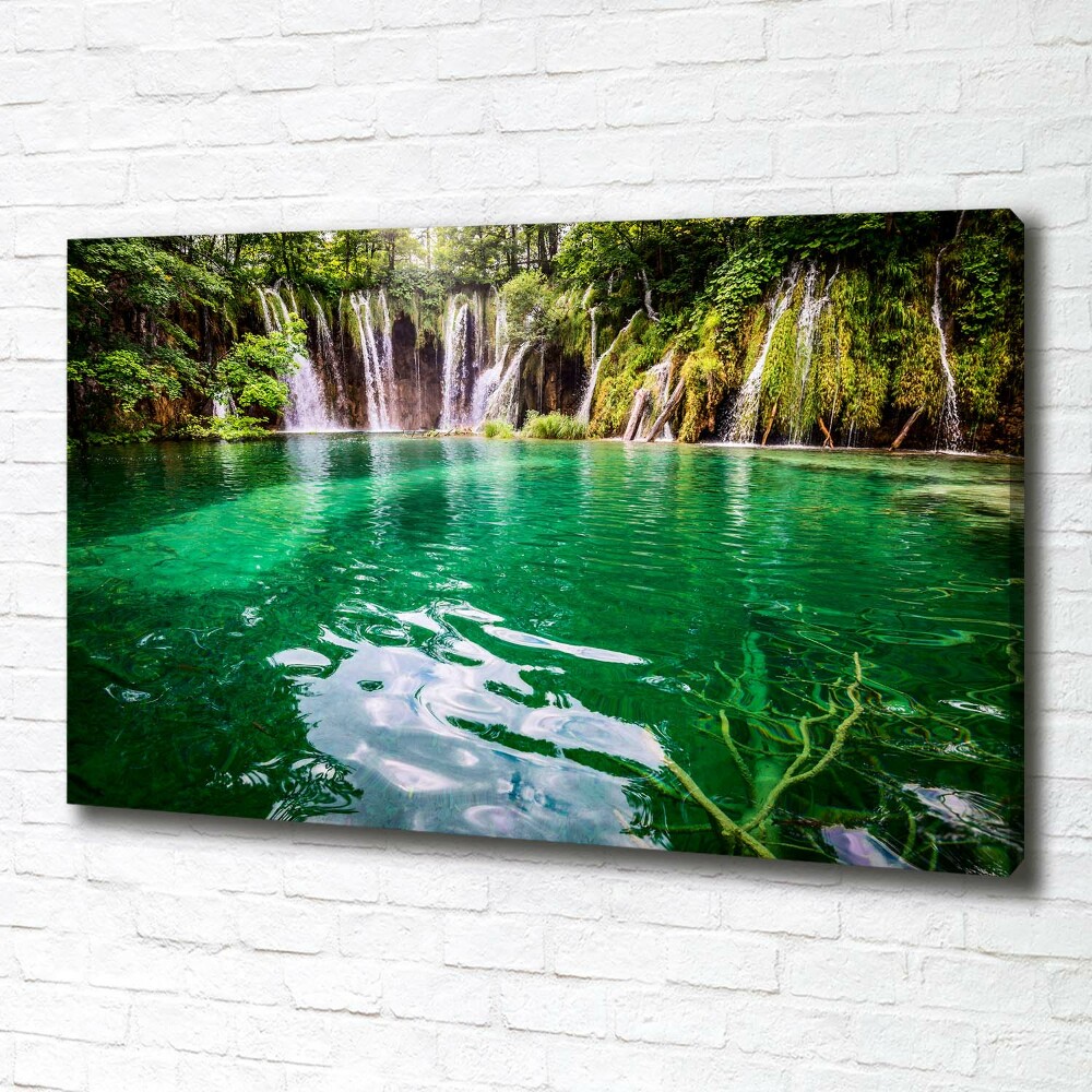 Tableau toile imprimée Lac Plitvice