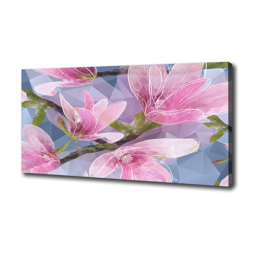 Tableau imprimé sur toile Magnolia rose