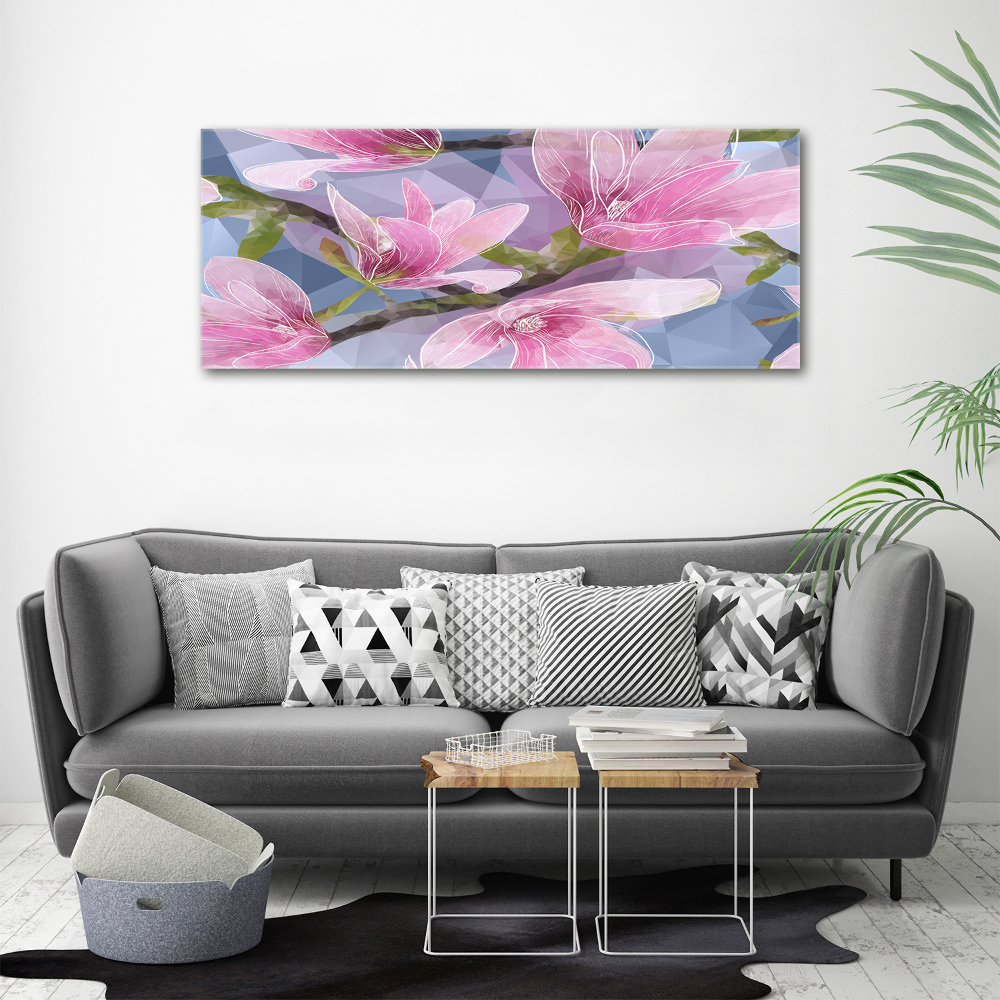 Tableau imprimé sur toile Magnolia rose