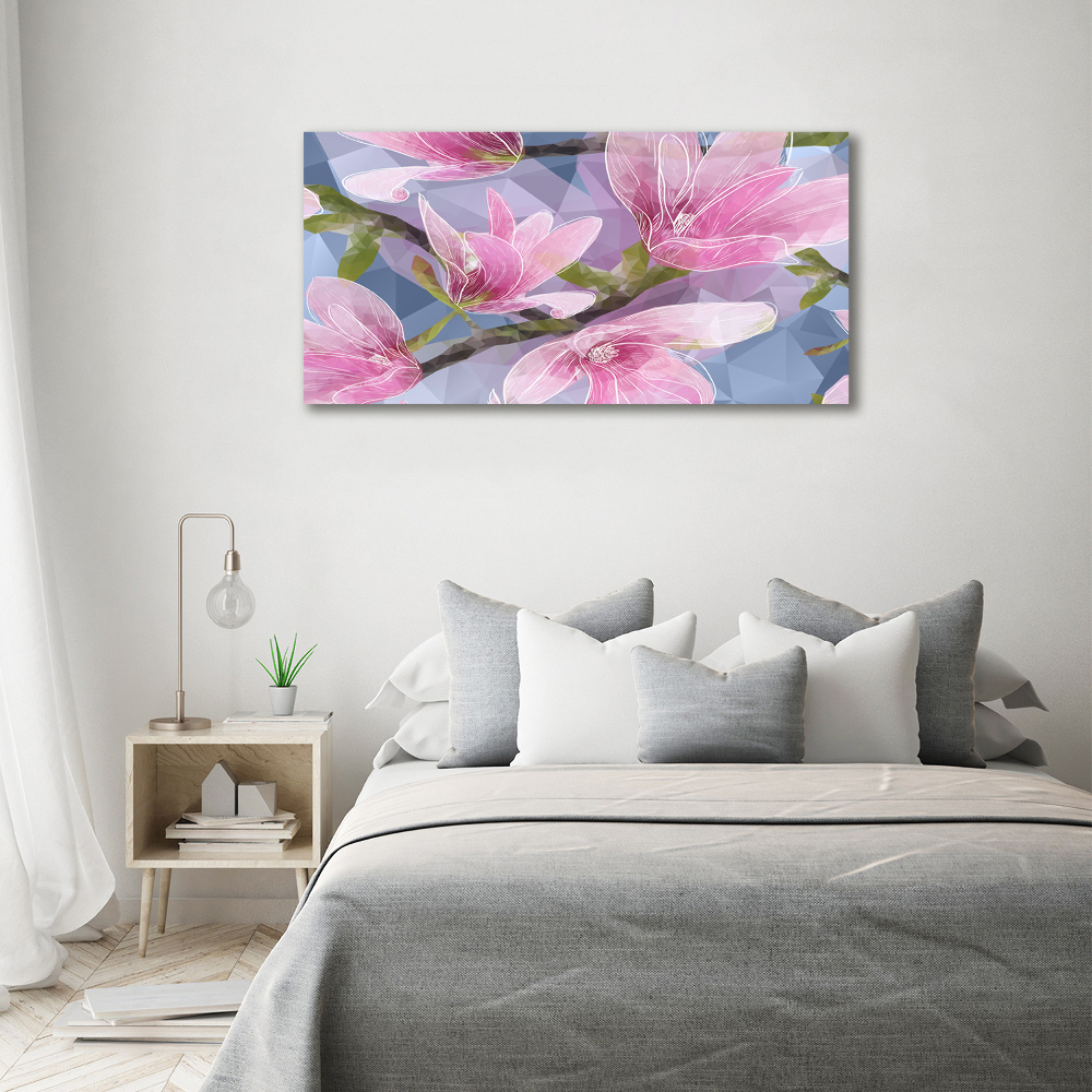 Tableau imprimé sur toile Magnolia rose