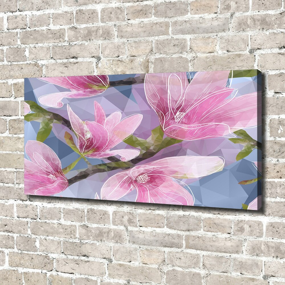 Tableau imprimé sur toile Magnolia rose