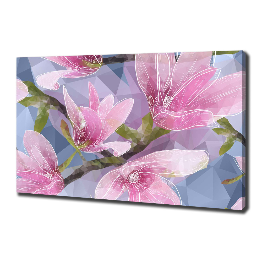 Tableau imprimé sur toile Magnolia rose