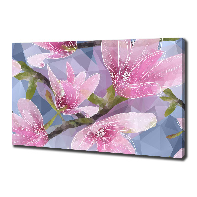 Tableau imprimé sur toile Magnolia rose