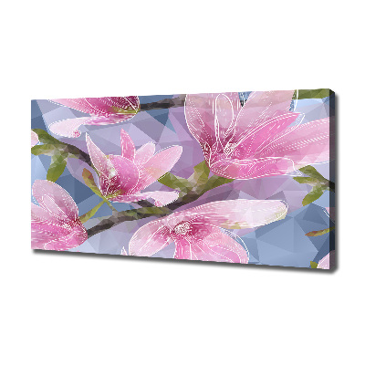 Tableau imprimé sur toile Magnolia rose