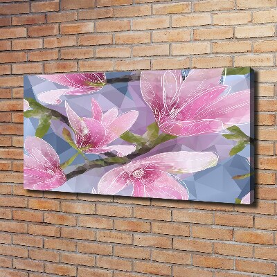 Tableau imprimé sur toile Magnolia rose