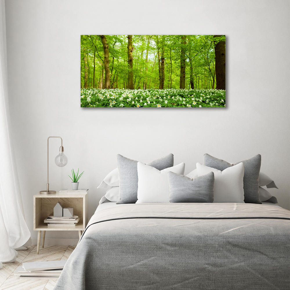 Tableau imprimé sur toile Fleurs en forêt