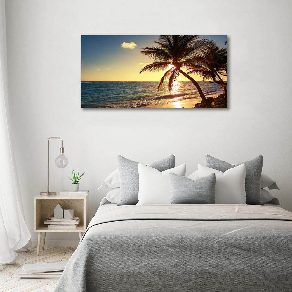 Tableau sur toile Plage troïkal