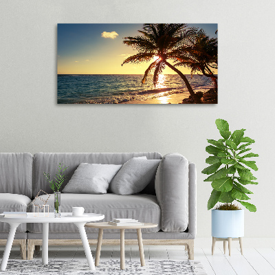 Tableau sur toile Plage troïkal