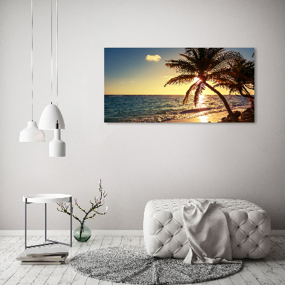 Tableau sur toile Plage troïkal