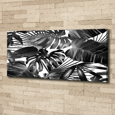 Tableau sur toile Feuilles tropicales