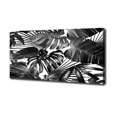 Tableau sur toile Feuilles tropicales