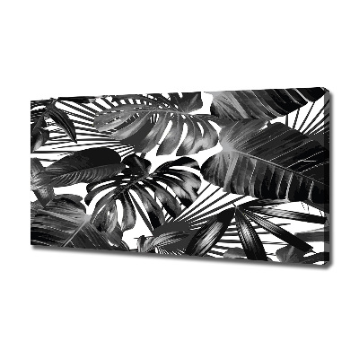 Tableau sur toile Feuilles tropicales