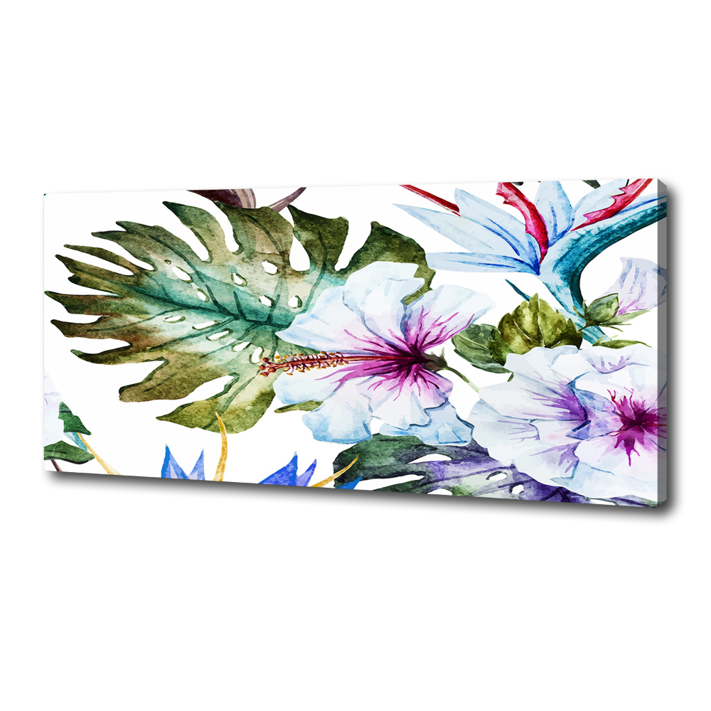 Tableau imprimé sur toile Les fleurs hawaïennes