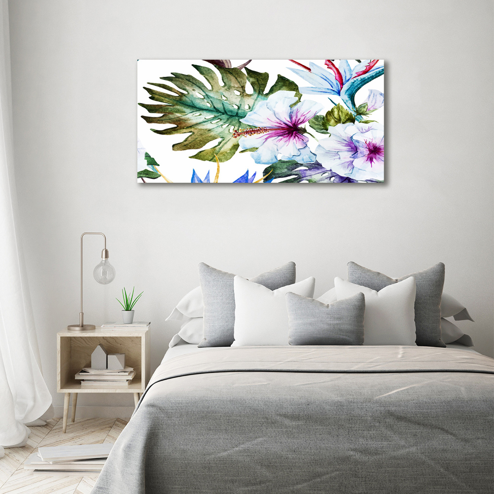 Tableau imprimé sur toile Les fleurs hawaïennes