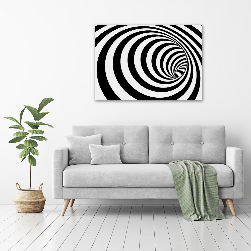 Tableau photo sur toile Spirale rayée