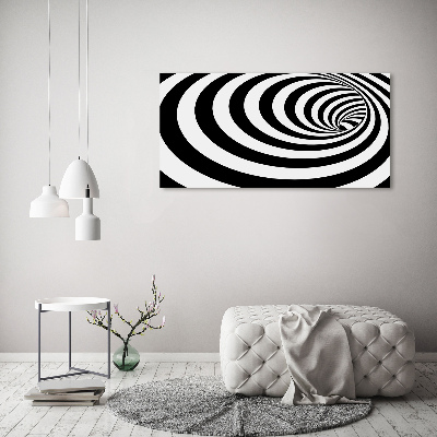 Tableau photo sur toile Spirale rayée