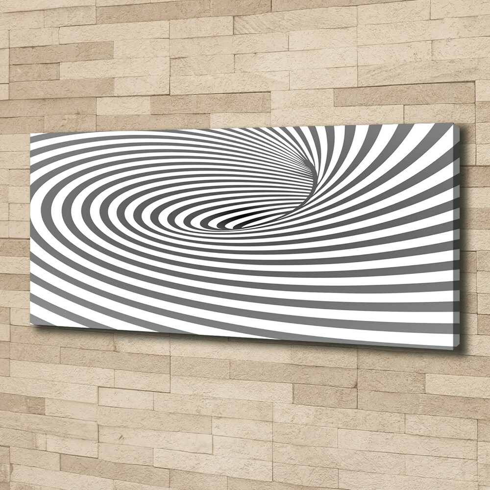 Tableau mural sur toile Spirale rayée