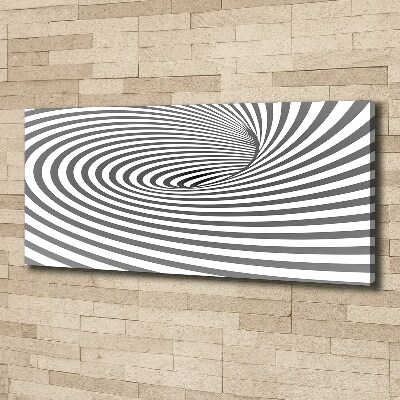 Tableau mural sur toile Spirale rayée