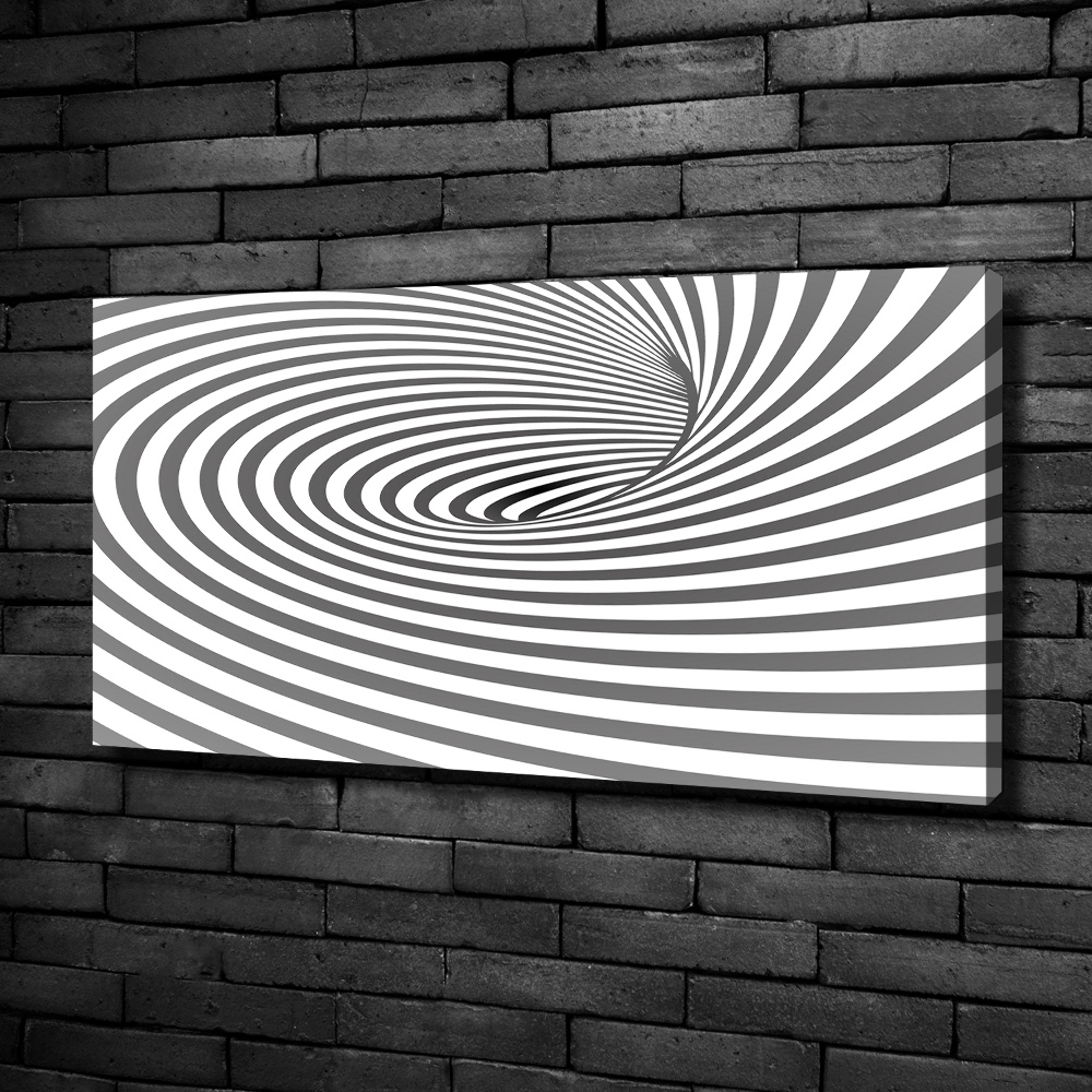 Tableau mural sur toile Spirale rayée