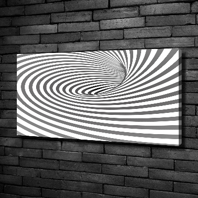 Tableau mural sur toile Spirale rayée