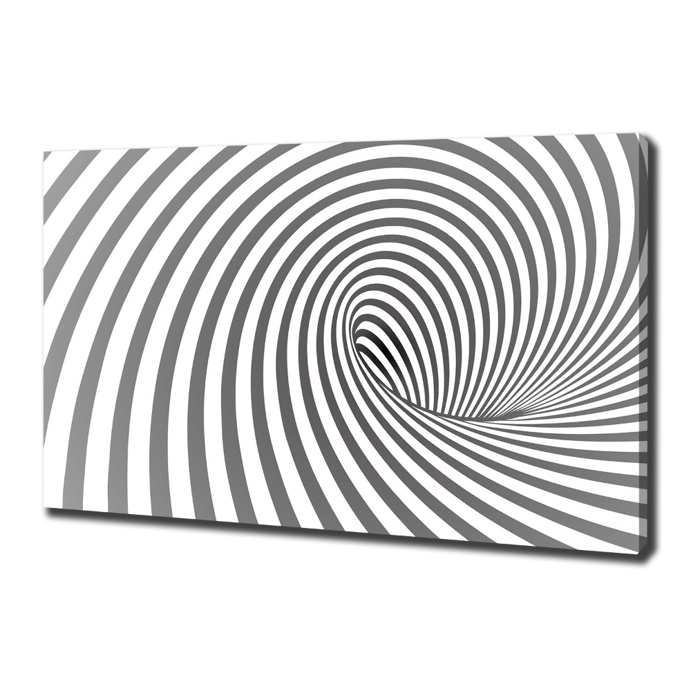 Tableau mural sur toile Spirale rayée