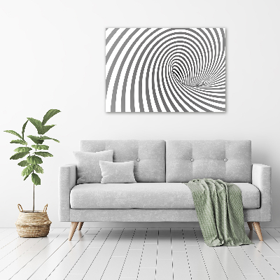 Tableau mural sur toile Spirale rayée