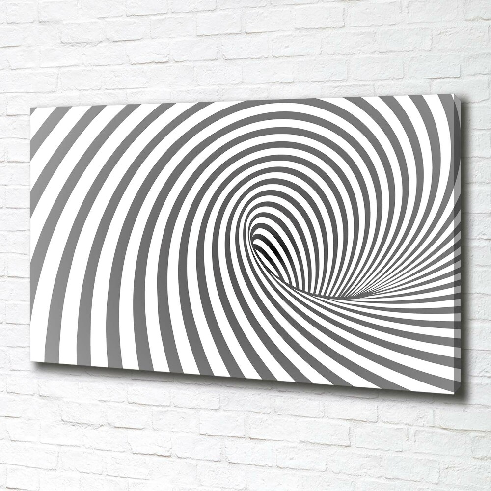 Tableau mural sur toile Spirale rayée