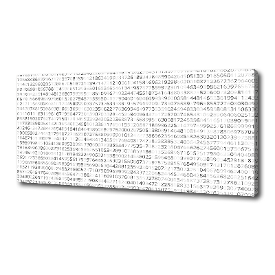 Tableau mural sur toile Code binaire