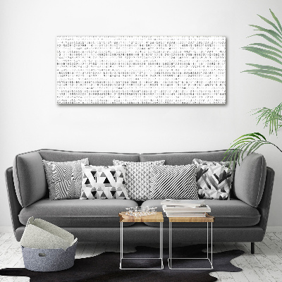 Tableau mural sur toile Code binaire