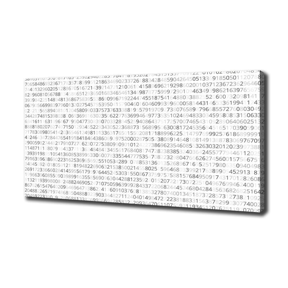 Tableau mural sur toile Code binaire